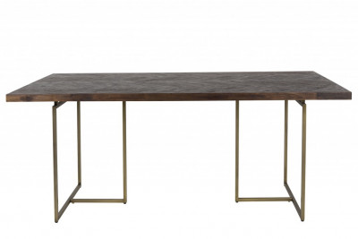 Jídlení stůl Class, kovové nohy, recyklované dřevo - Donate
