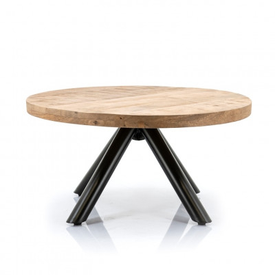 konferenční stolek, riccardo, mangové dřevo, kov DONATE