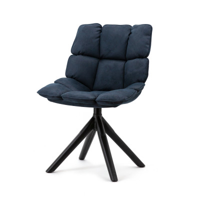 Luxusní židle Daan II, textil a kov, Donate