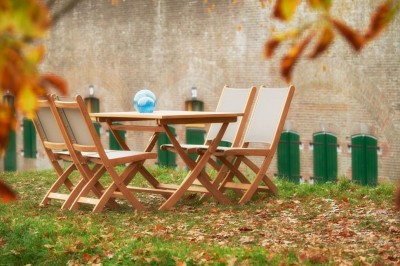 Zahradní židle Kate II, výběrový teak, skládací - Donate