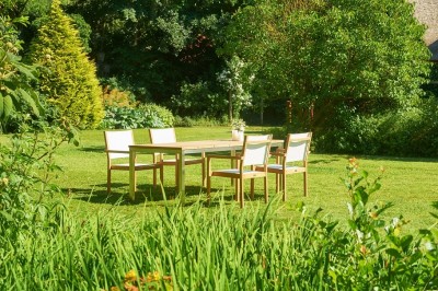 Zahradní jídlení židle Kate V, výběrový teak - Donate