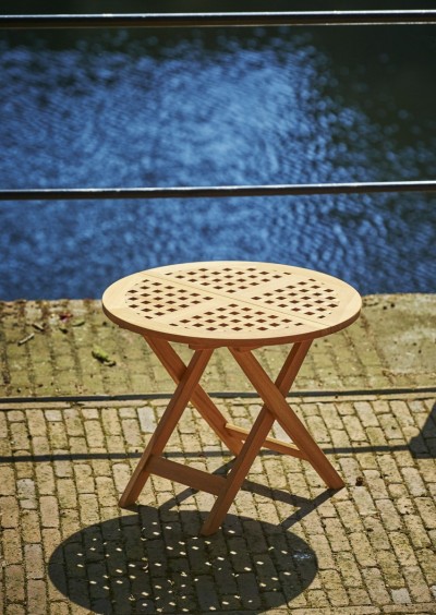 zahradní stolek Lilly, teak, voděodolný - Donate