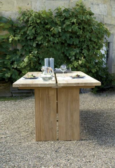 Zahradní stůl Joie de Vivrer, teak, voděodolný - Donate